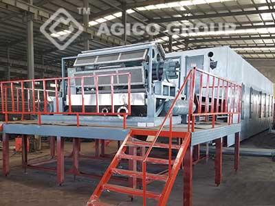 egg tray dryer with egg tray machine